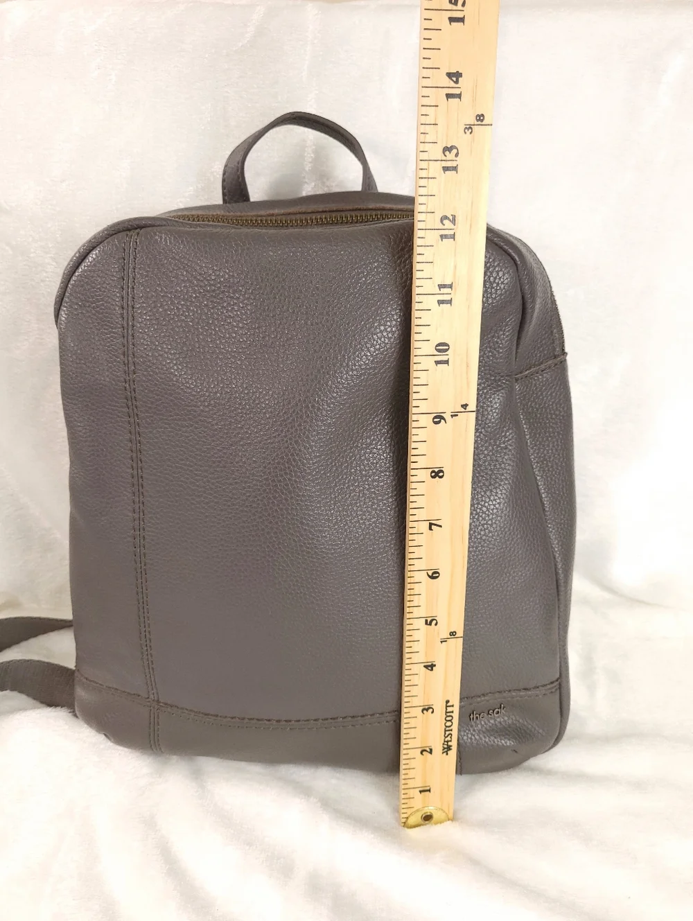 The Sak De Young Backpack in Leather Gray